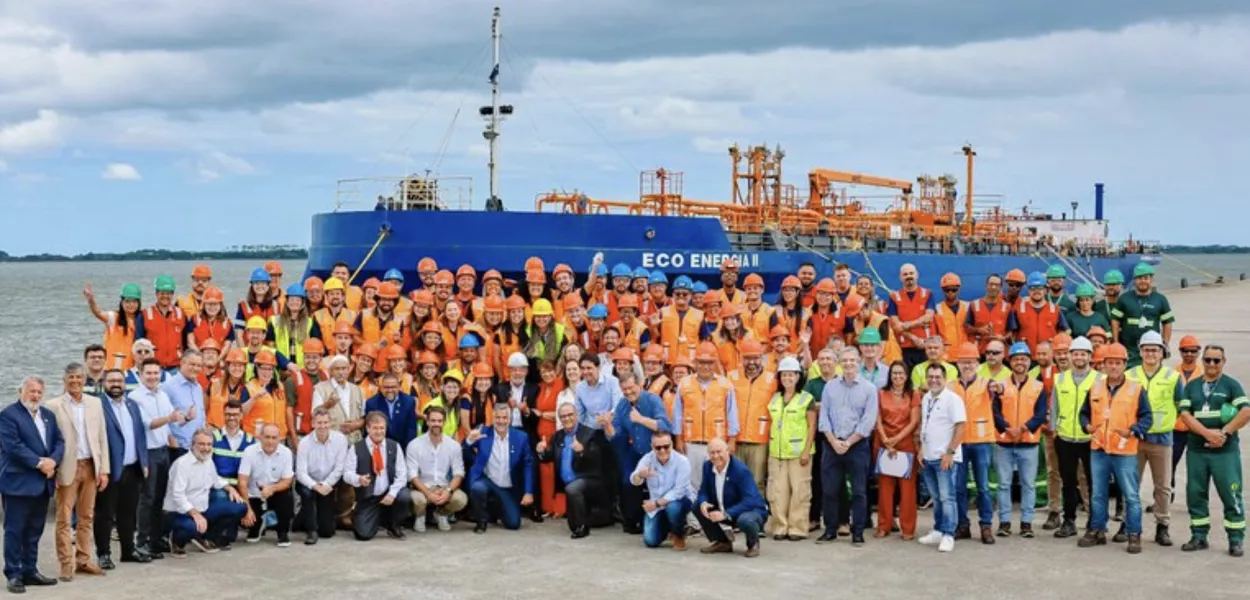 Lula em evento de retomada da indústria naval