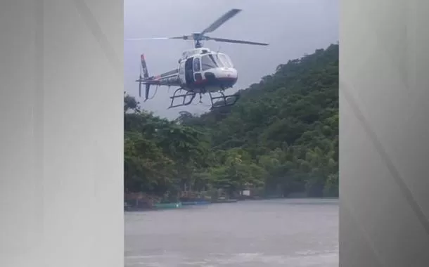 Policial militar permanece desaparecido e as buscas seguem em andamento