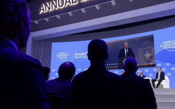 Donald Trump em Davos, na Suíça - 21/01/2026
