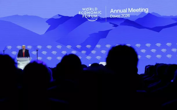 Donald Trump em Davos, na Suíça - 21/01/2026