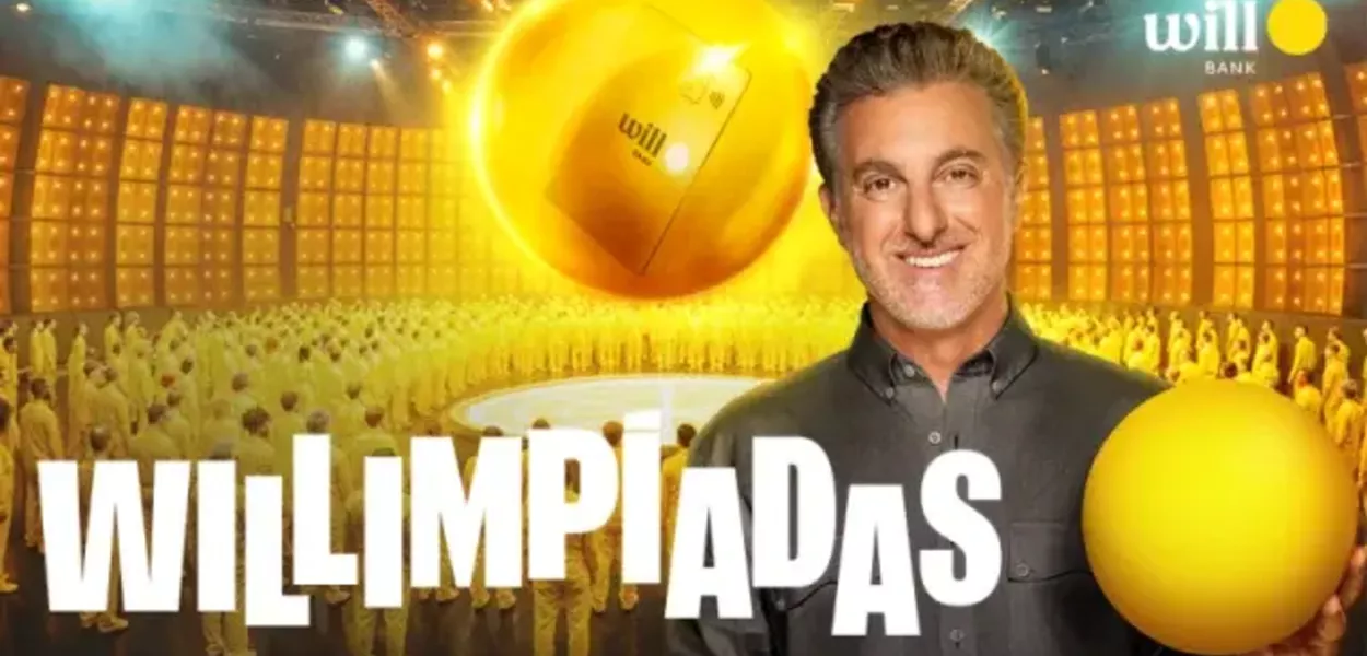 Luciano Huck em propaganda do Will Bank