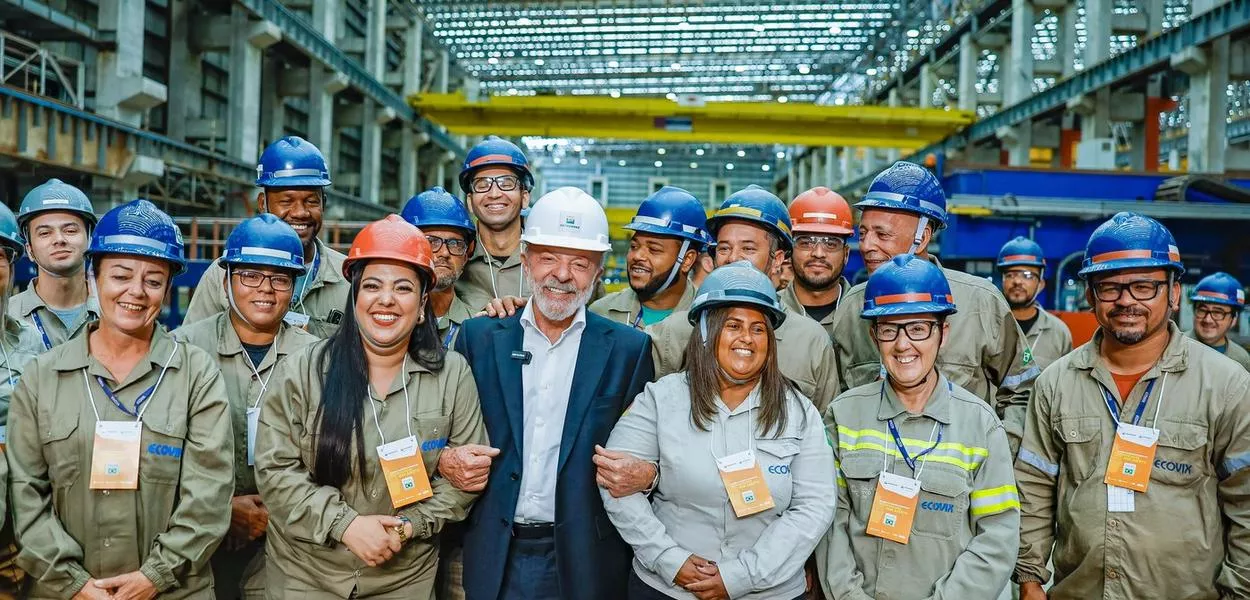 Rio Grande (RS), 20/01/2026 - Presidente da República, Luiz Inácio Lula da Silva, durante visita às instalações do Estaleiro ECOVIX. Foto: Ricardo Stuckert/PR