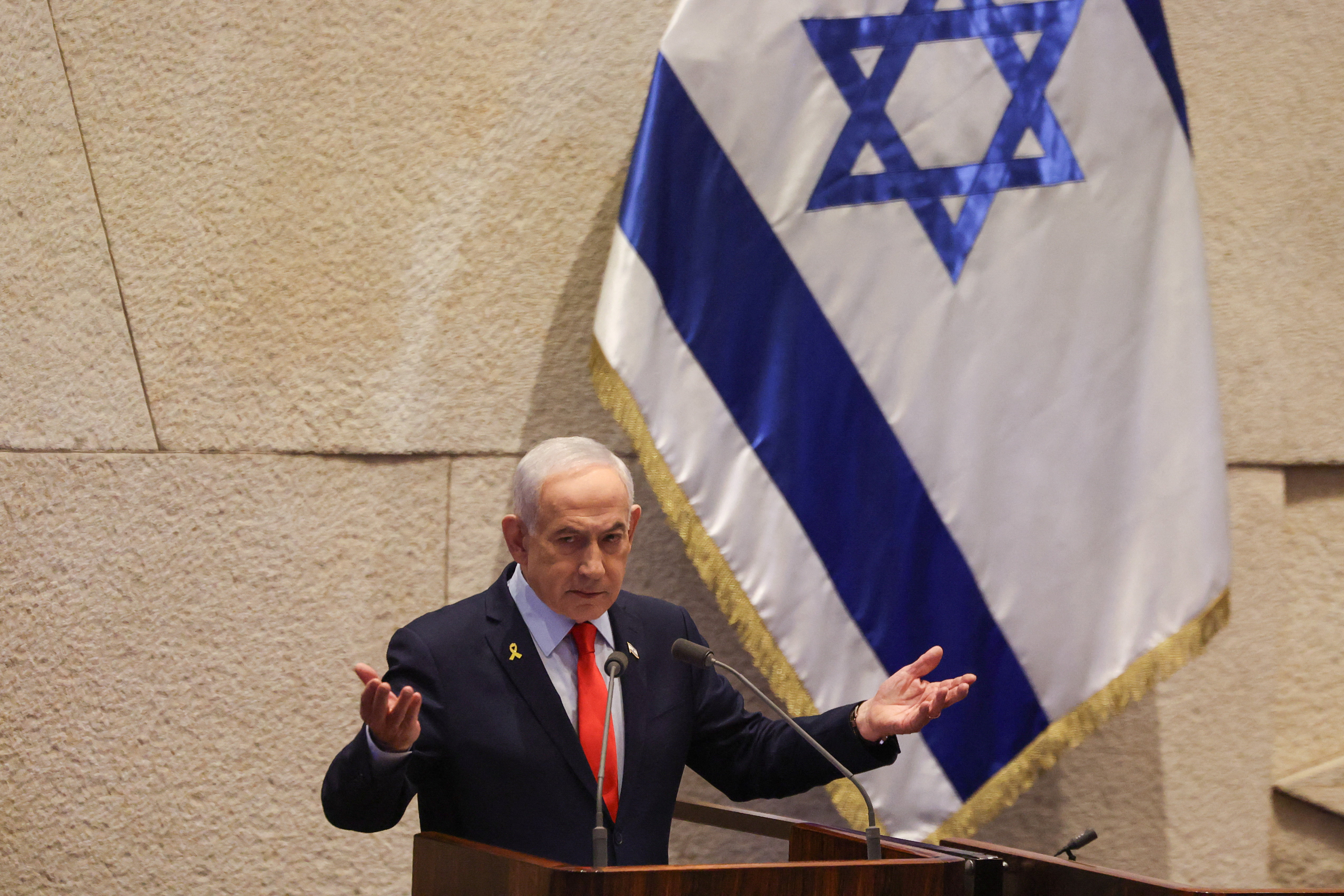 Benjamin Netanyahu em Jerusalém