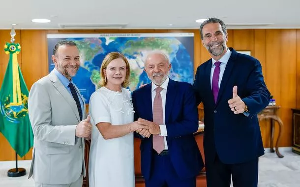 Edinho Silva, Gleisi Hoffmann, Lula e Enio Verri