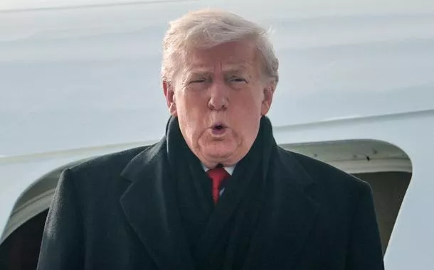 Presidente dos EUA Donald Trump em Zurique
 21/1/2026   REUTERS/Jonathan Ernst