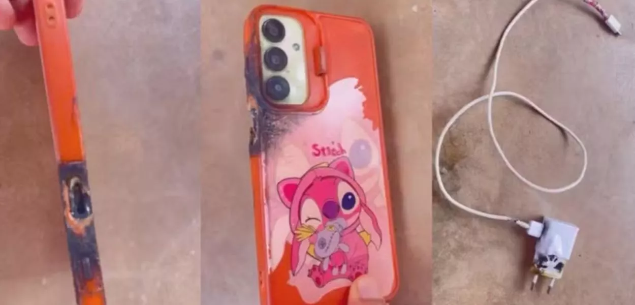 Celular explodiu com as oscilações de energia em Augusto Corrêa, no PA 