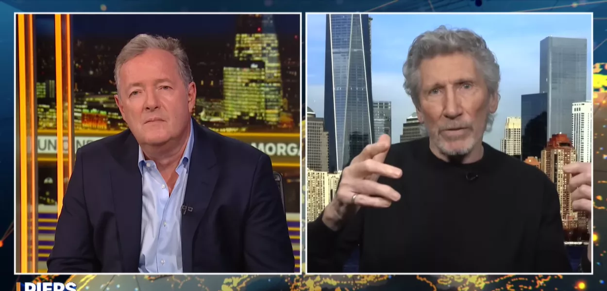 Piers Morgan e Roger Waters