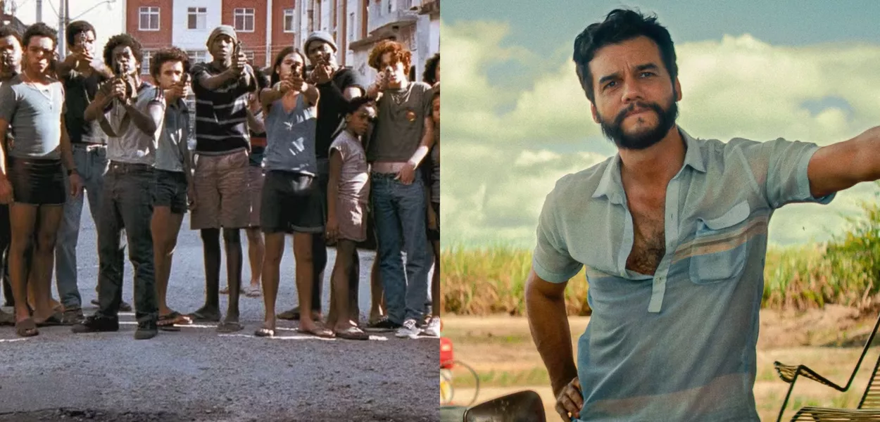 Cenas de "Cidade de Deus" e "O Agente Secreto"