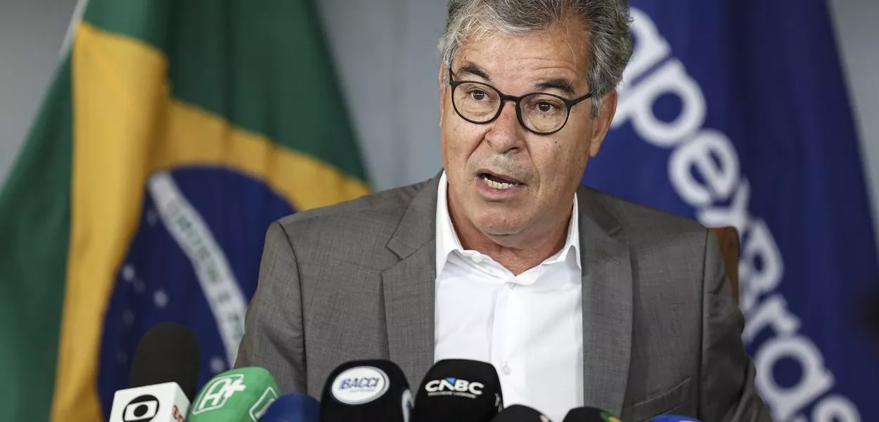 Brasília (DF), 22/01/2026 - O presidente da Agência Brasileira de Promoção de Exportações e Investimentos (ApexBrasil), Jorge Viana, durante entrevista coletiva sobre as oportunidades de comércio para o Brasil pós-ratificação do acordo Mercosul-União Europeia. Foto: Marcelo Camargo/Agência Brasil