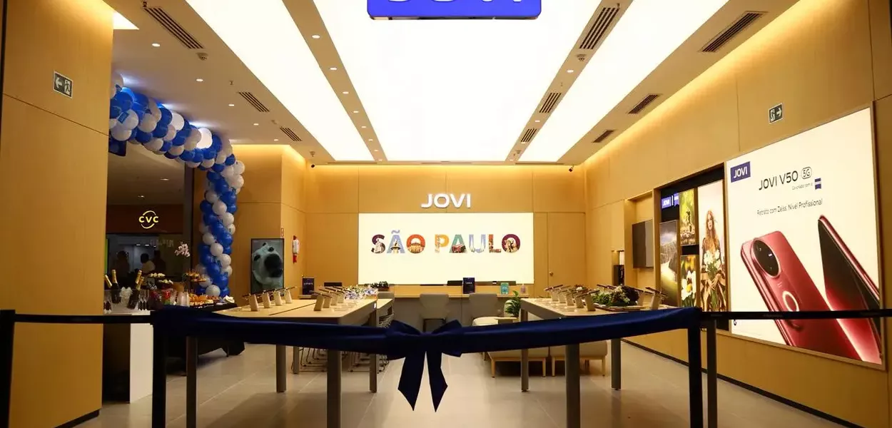 Marca chinesa Jovi inaugura primeira loja física de smartphones no Brasil