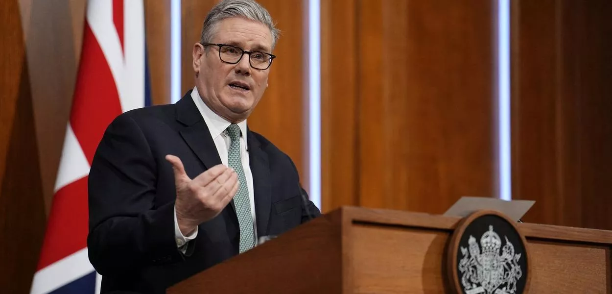 Primeiro-ministro britânico, Keir Starmer
19/01/2026
 Jordan Pettitt/Pool via REUTERS