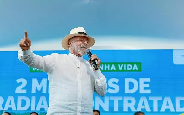 23.01.2026 - Presidente da República, Luiz Inácio Lula da Silva, durante cerimônia de celebração da contratação de 2 milhões de moradias no “Minha Casa, Minha Vida” e entrega de 1.337 moradias em Maceió. Residencial Dr. Pedro Teixeira Duarte I e II. Maceió (AL) - BrasilFoto: Ricardo Stuckert / PR