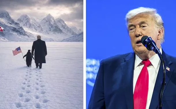 Em resposta à postagem da Casa Branca, agência chinesa ironiza a hegemonia dos EUA ao mencionar “pinguins na Groenlândia”