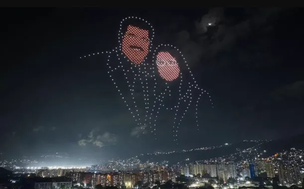 Show de drones na Venezuela