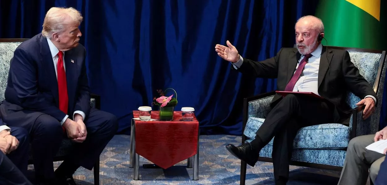 Donald Trump e Luiz Inácio Lula da Silva