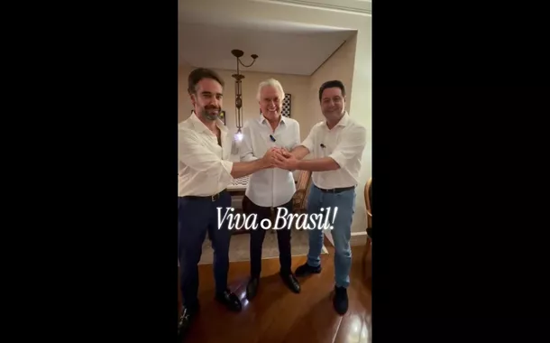 Eduardo Leite, Ronaldo Caiado e Ratinho Jr.