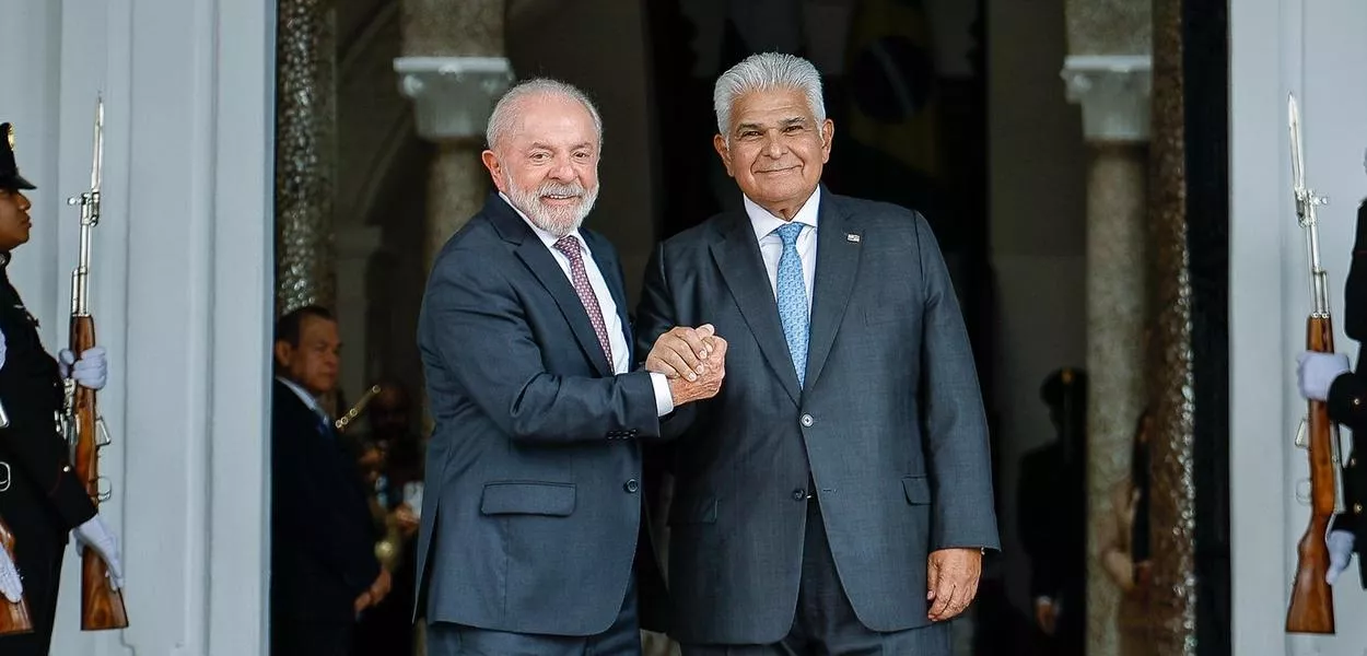 28.01.2026 - Presidente da República, Luiz Inácio Lula da Silva, durante reunião com o Presidente da República do Panamá, José Raúl Mulino. Palácio Presidencial. Cidade do Panamá - Panamá