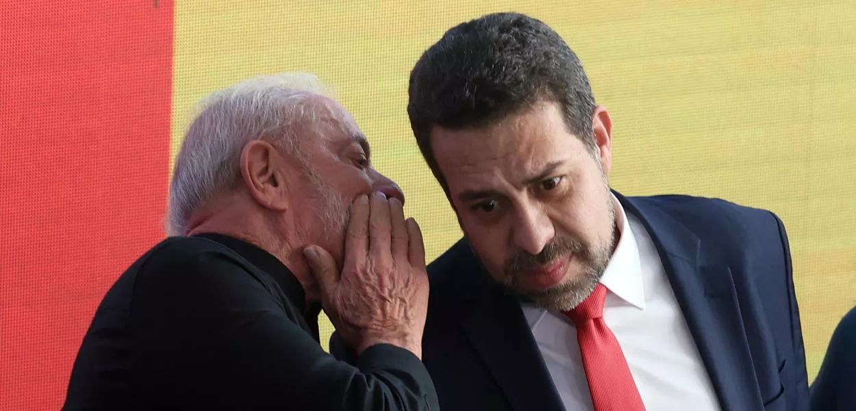 Lula e Guilherme Boulos