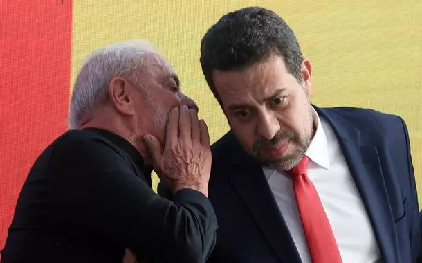 Lula e Guilherme Boulos
