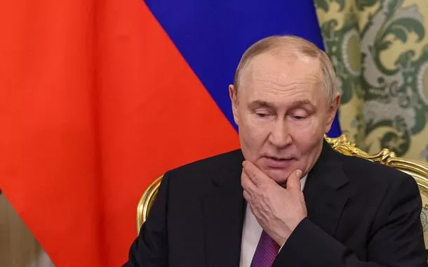 Presidente russo Vladimir Putin em Moscou
