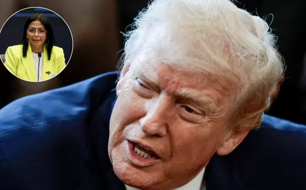 Após sequestrar Maduro, Trump diz que está “muito feliz” com o governo de Delcy Rodríguez na Venezuela