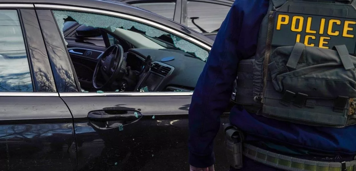 Agente do ICE em operação nos EUA - 13/1/2026 