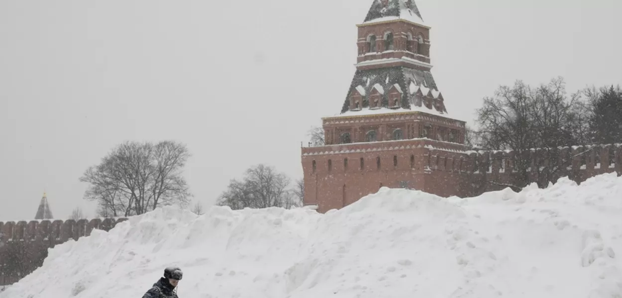 Neve em Moscou