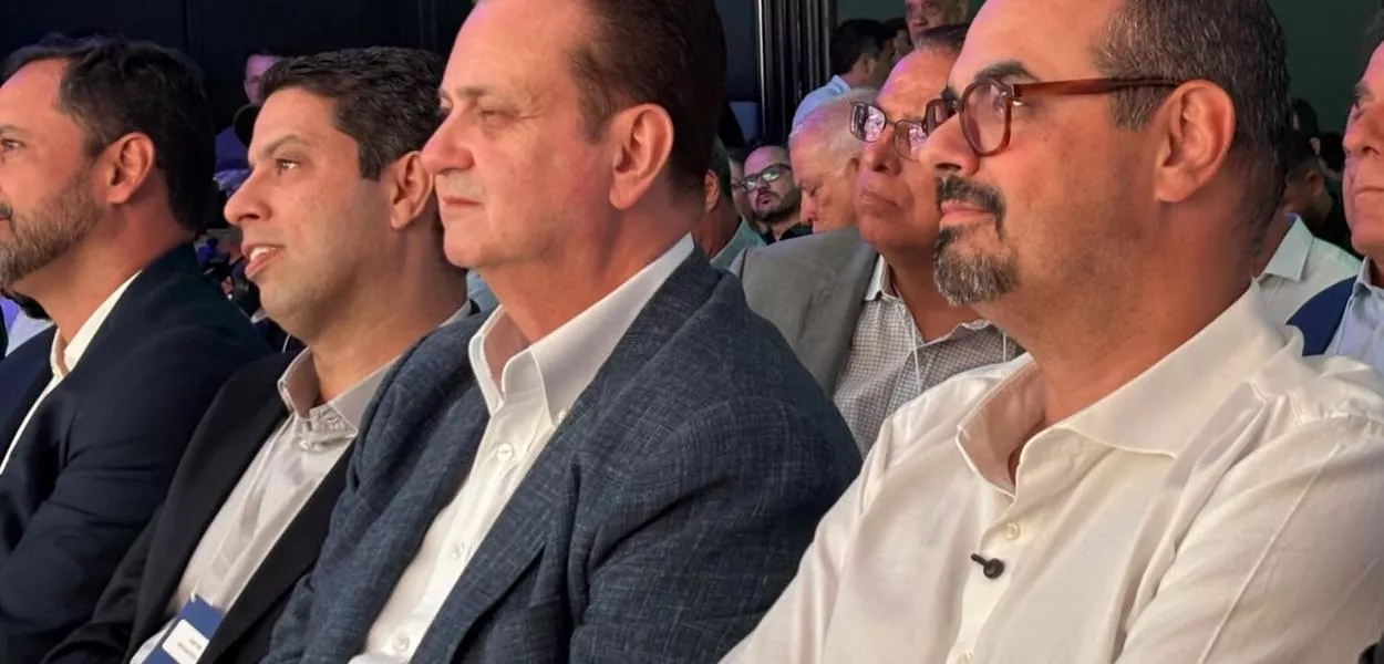 Gilberto Kassab, presidente nacional do PSD e Matheus Simões, vice-governador de Minas Gerais