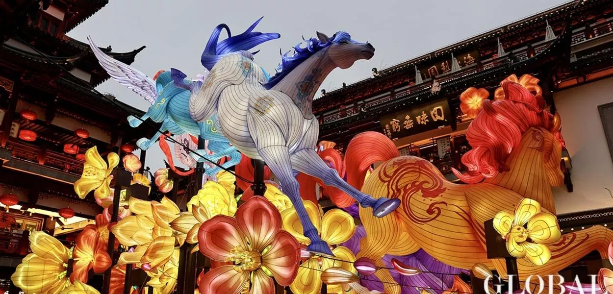 Festival das Lanternas em Xangai