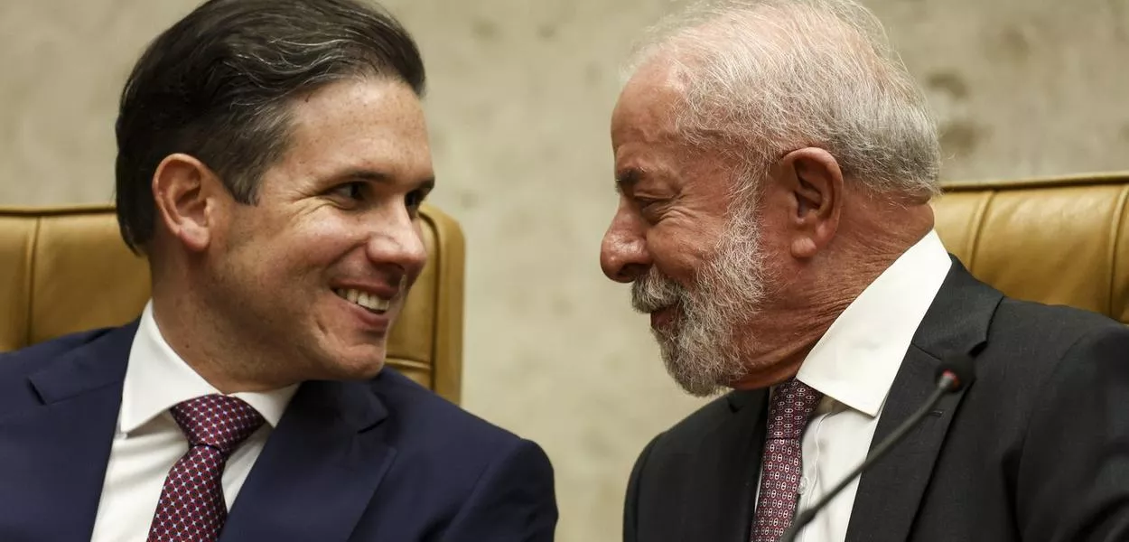 Brasília (DF), 02/02/2026 - O presidente da Câmara dos Deputados, Hugo Motta, e o presidente Luiz Inácio Lula da Silva participam da abertura do Ano Judiciário de 2026 do Supremo Tribunal Federal (STF). Foto: Marcelo Camargo/Agência Brasil