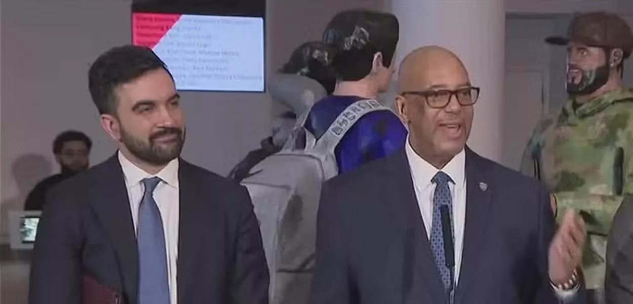 Zohran Mamdani e Stanley Richards