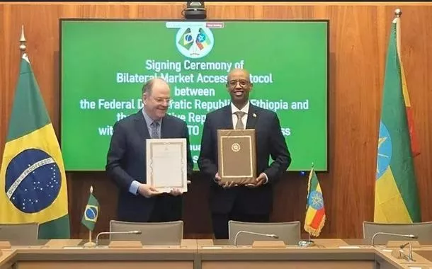 Etiópia e Brasil assinam protocolo de acesso ao mercado