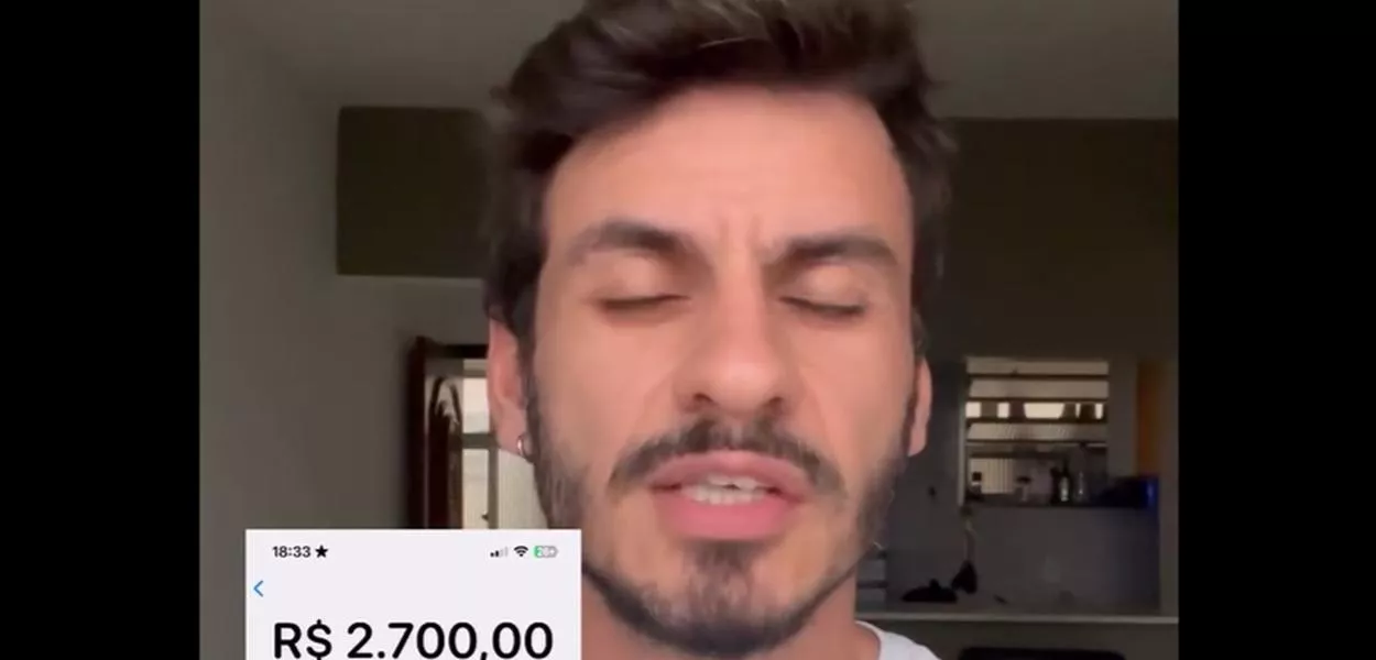 O ator contou que seguiu viagem acreditando que o preço estaria dentro do valor informado anteriormente