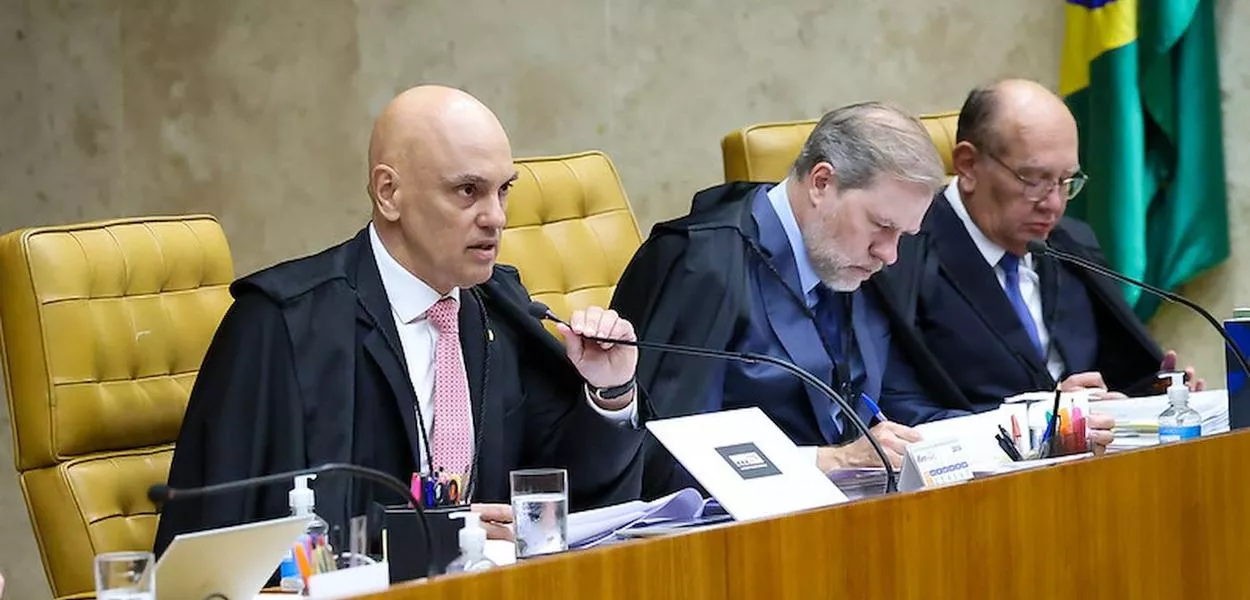 Ministros do STF, Alexandre de Moraes, Dias Toffoli e Gilmar Mendes
