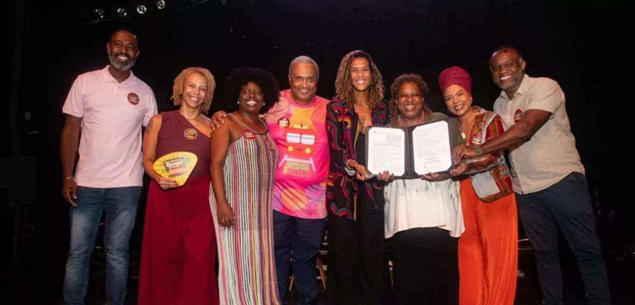 Lançamento da campanha "Sem Racismo o Carnaval Brilha Mais"