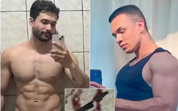 Alysson Augusto Alves Franco (à esq.) foi preso suspeito de matar o cabeleireiro Denilson Nascimento