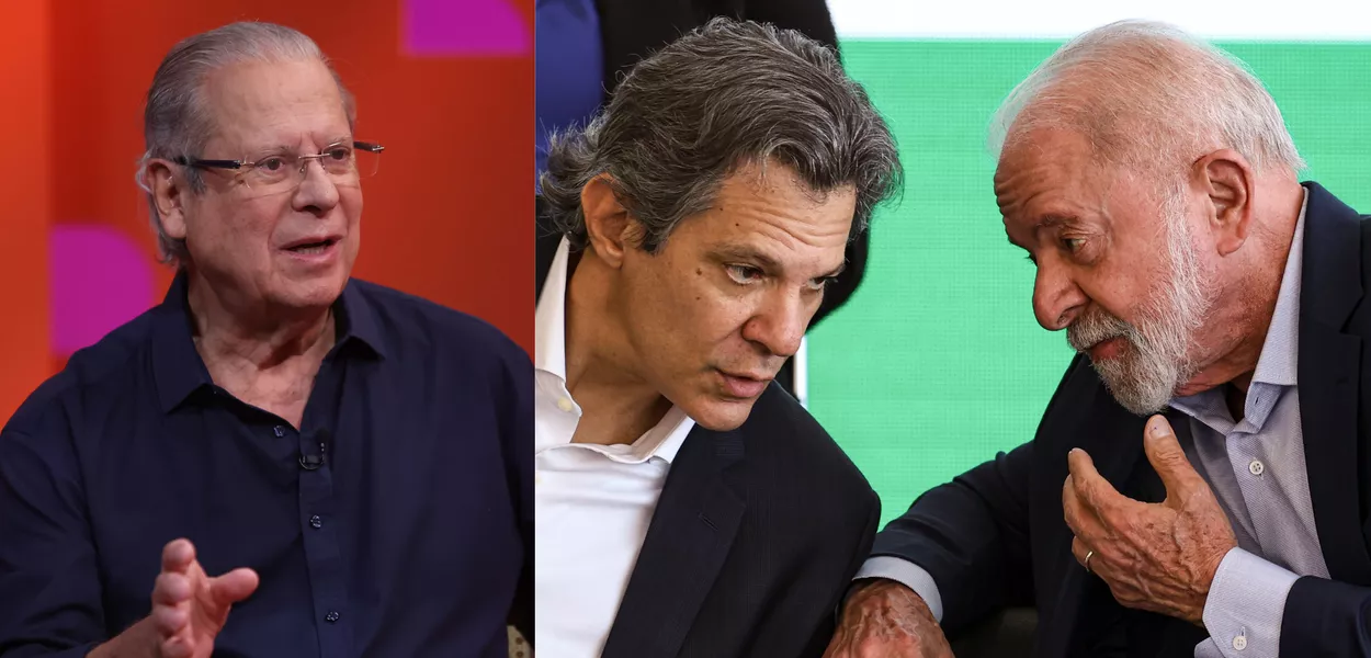 José Dirceu, Fernando Haddad e Lula