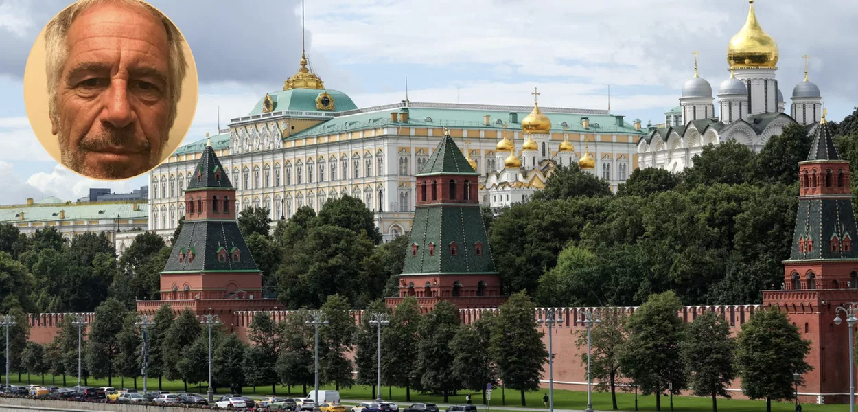 Jeffrey Epstein e Kremlin em Moscou