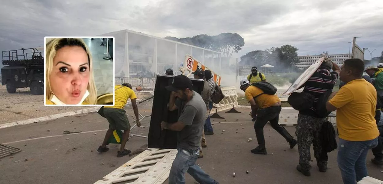 Raquel de Souza Lopes e os atos golpistas