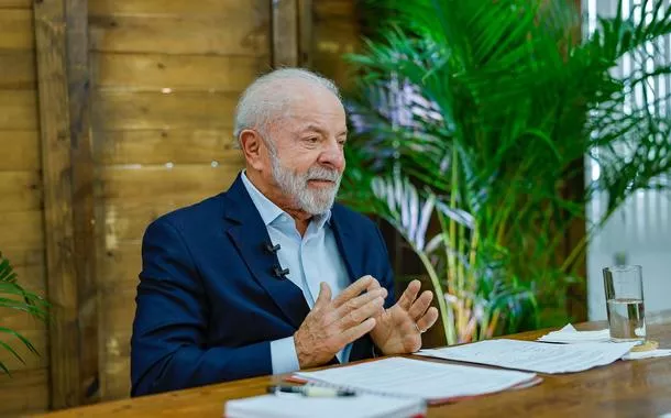Presidente da República, Luiz Inácio Lula da Silva, durante entrevista para TV Aratu. Salvador - BA