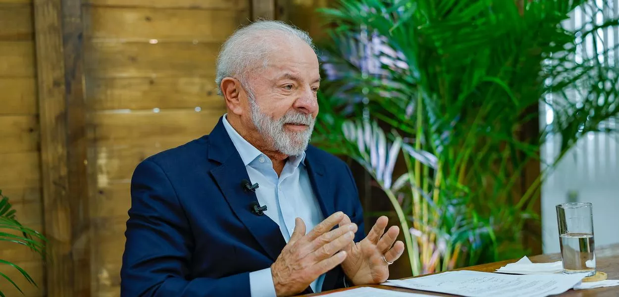 Presidente da República, Luiz Inácio Lula da Silva, durante entrevista para TV Aratu. Salvador - BA