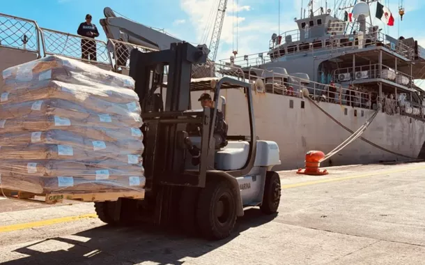 México envia dois navios com mais de 800 toneladas de ajuda humanitária a Cuba