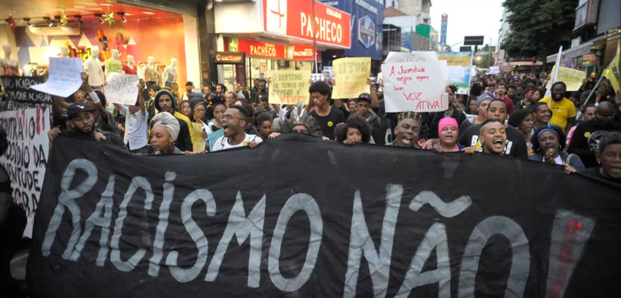 Manifestação contra o racismo