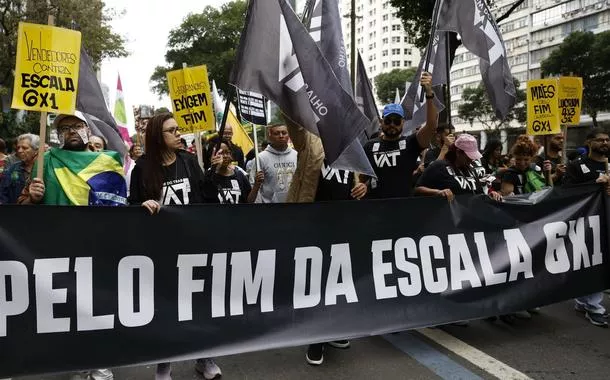 Manifestação pelo fim da escala de trabalho 6x1