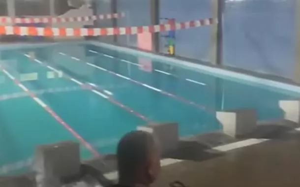 Piscina em academia na zona leste de SP