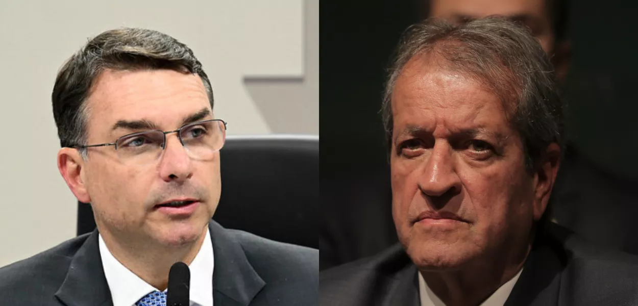 Flávio Bolsonaro y Valdemar da Costa Neto