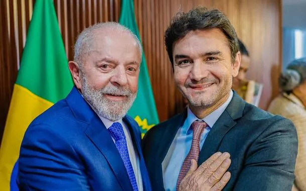 Presidente Lula com o ex-ministro do Turismo, Celso Sabino 