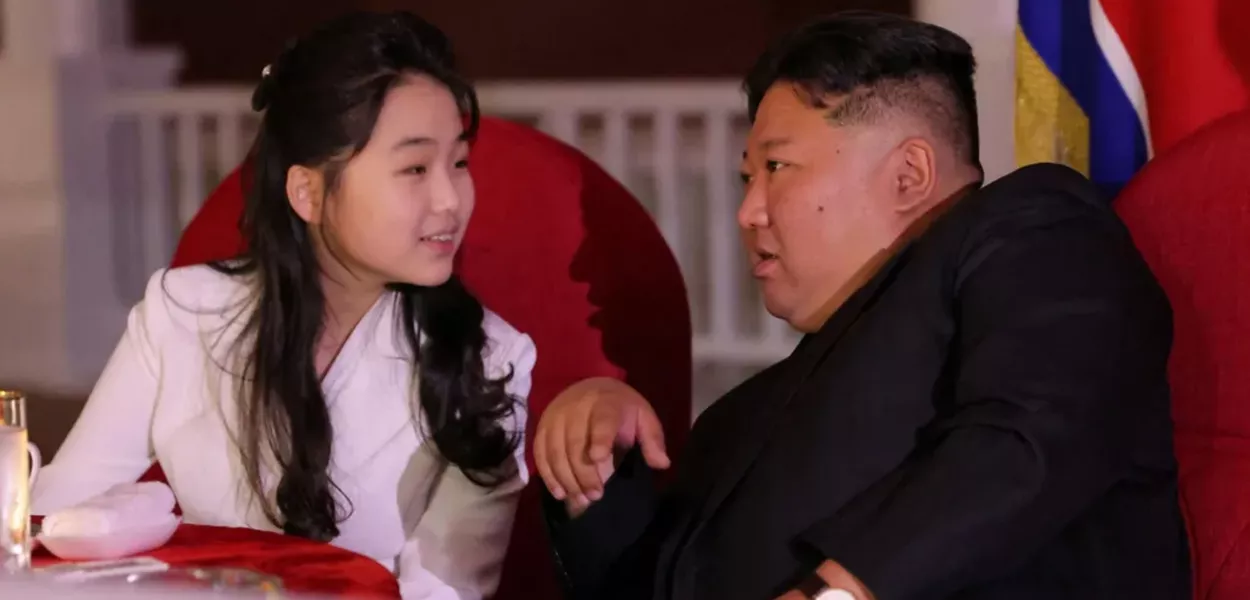 Kim Jong Un e Kim Ju Ae