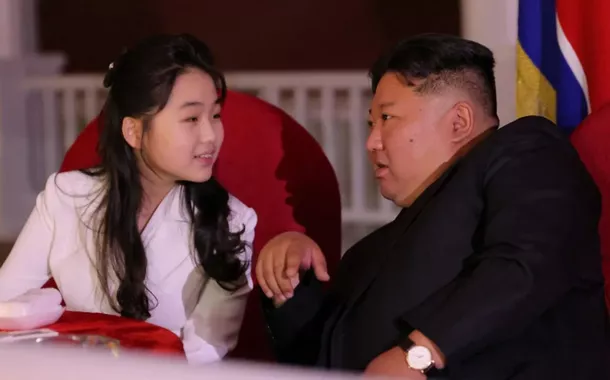 Kim Jong Un e Kim Ju Ae