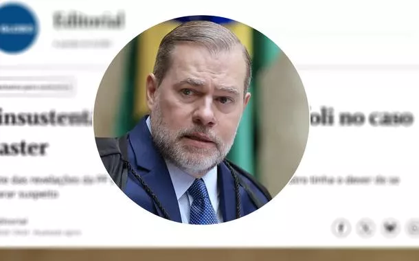 Globo diz que é "insustentável" a relatoria de Toffoli no caso Master
